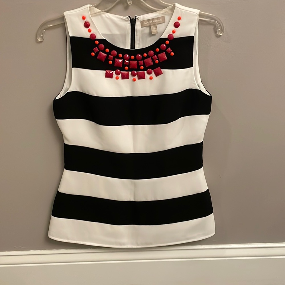 Banana republic embroidered with beads 0p